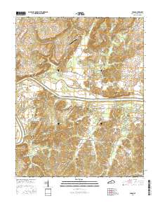 Burna 2016 topographic map thumbnail