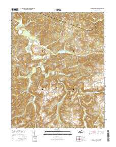 Dawson Springs SE 2016 topographic map thumbnail