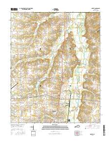 Dexter 2016 topographic map thumbnail