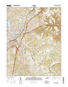 Elizabethtown 2016 topographic map thumbnail