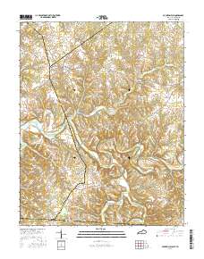 Fountain Run 2016 topographic map thumbnail