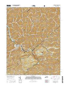 Elkhorn City 2016 topographic map thumbnail