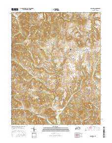 Glen Dean 2016 topographic map thumbnail