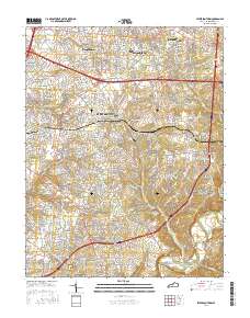 Jeffersontown 2016 topographic map thumbnail