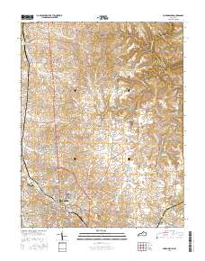 Harrodsburg 2016 topographic map thumbnail