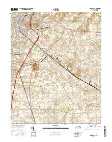 Hopkinsville 2016 topographic map thumbnail