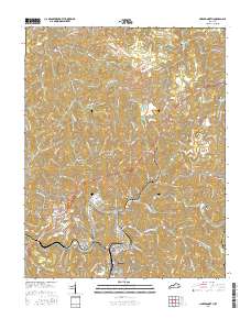 Hazard North 2016 topographic map thumbnail