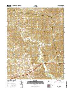 East Fork 2016 topographic map thumbnail