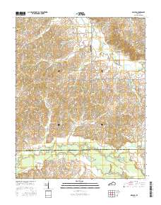 Milburn 2016 topographic map thumbnail