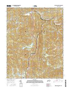 Middlesboro North 2016 topographic map thumbnail