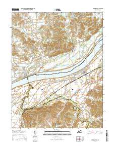 Lewisport 2016 topographic map thumbnail