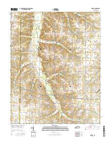 Kirksey 2016 topographic map thumbnail