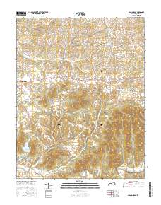 Lebanon East 2016 topographic map thumbnail
