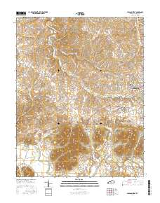 Lebanon West 2016 topographic map thumbnail