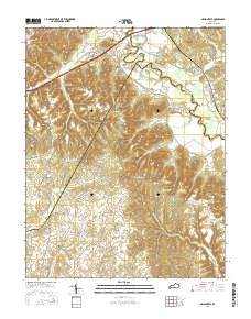 Nelsonville 2016 topographic map thumbnail