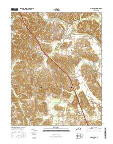 Morgantown 2016 topographic map thumbnail