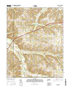 Oak Level 2016 topographic map thumbnail