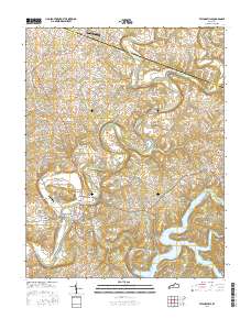 Taylorsville 2016 topographic map thumbnail