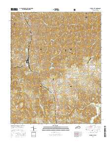 Whitley City 2016 topographic map thumbnail