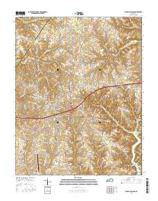 Russell Springs 2016 topographic map thumbnail