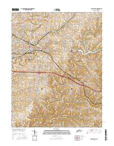 Shelbyville 2016 topographic map thumbnail
