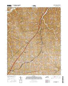 Campbellsburg 2016 topographic map thumbnail