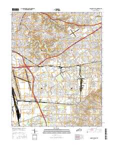 Louisville East 2016 topographic map thumbnail