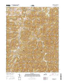 Powersburg 2016 topographic map thumbnail