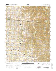 North Pleasureville 2016 topographic map thumbnail