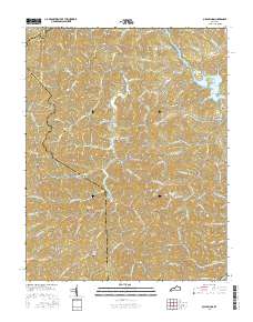 Oil Springs 2016 topographic map thumbnail