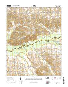 Blandville 2016 topographic map thumbnail