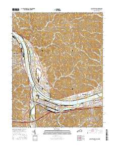 Catlettsburg 2016 topographic map thumbnail