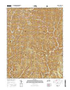 Sandgap 2016 topographic map thumbnail