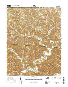 Amandaville 2016 topographic map thumbnail