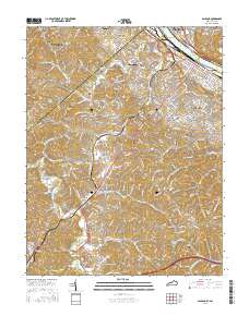 Ashland 2016 topographic map thumbnail