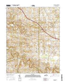 Caledonia 2016 topographic map thumbnail