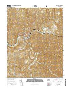 Beattyville 2016 topographic map thumbnail
