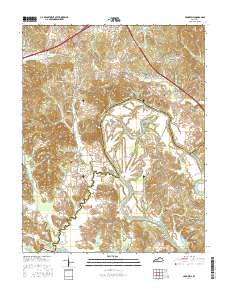 Cromwell 2016 topographic map thumbnail