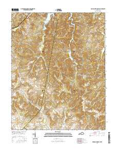 Dawson Springs SW 2016 topographic map thumbnail