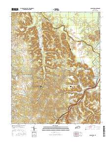 Colesburg 2016 topographic map thumbnail