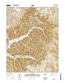 Halls Gap 2016 topographic map thumbnail
