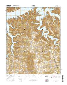 Cumberland City 2016 topographic map thumbnail
