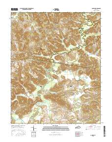 Dunmor 2016 topographic map thumbnail
