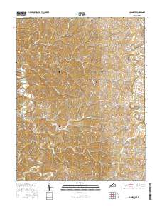 Cornishville 2016 topographic map thumbnail