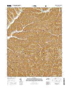 Frenchburg 2016 topographic map thumbnail