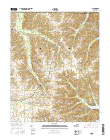 Hico 2016 topographic map thumbnail