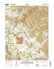 Lebanon Junction 2016 topographic map thumbnail