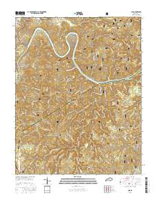 Hail 2016 topographic map thumbnail