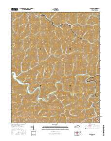 Lick Creek 2016 topographic map thumbnail