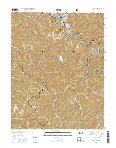 Hazard South 2016 topographic map thumbnail